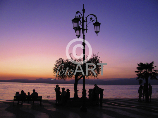 Abendstimmung am Gardasee