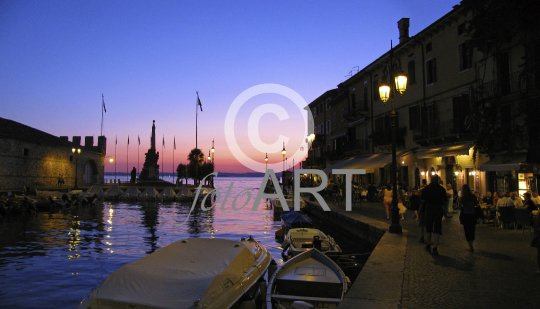 Abendstimmung am Gardasee