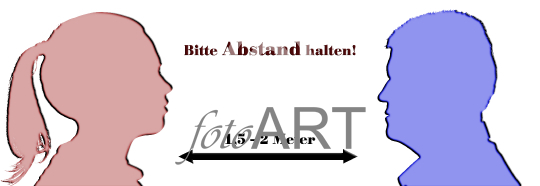 Abstand halten!