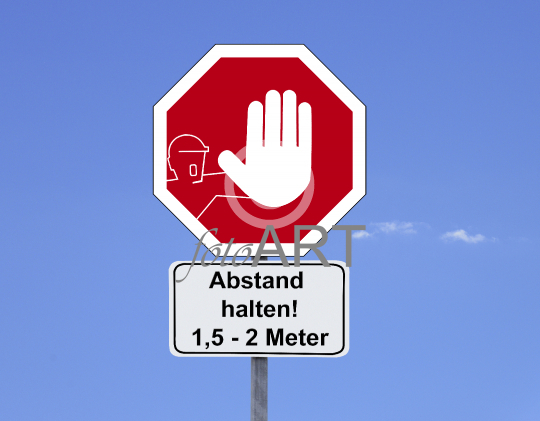 Abstand halten!