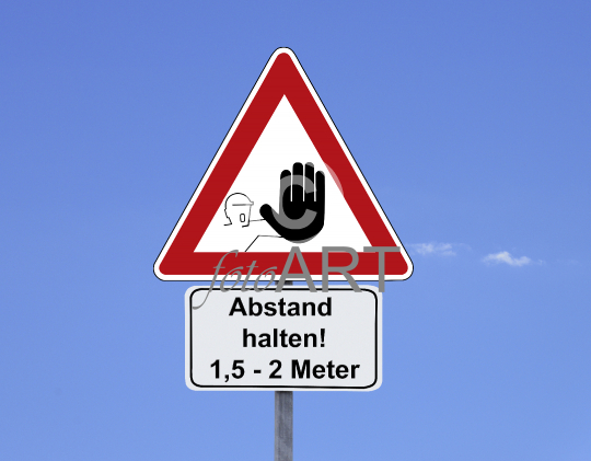 Abstand halten!
