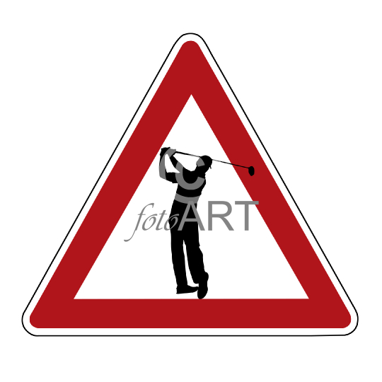 Achtung Golfer