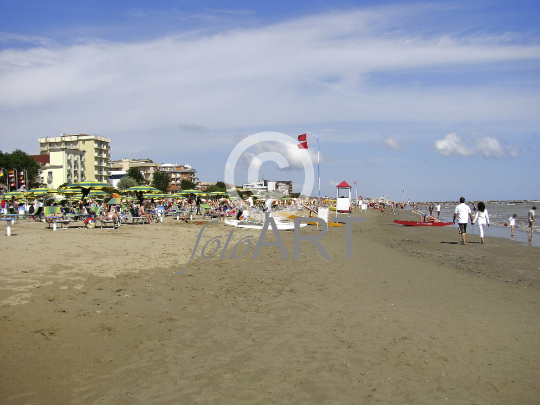 Am Strand von Rimini