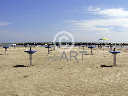 Am Strand von Rimini