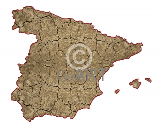Ausgetrocknetes Spanien
