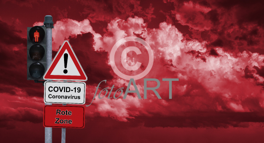Corona-Ampel – rote Zone