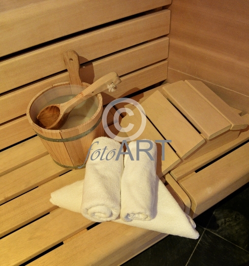 Detail Finnische Sauna