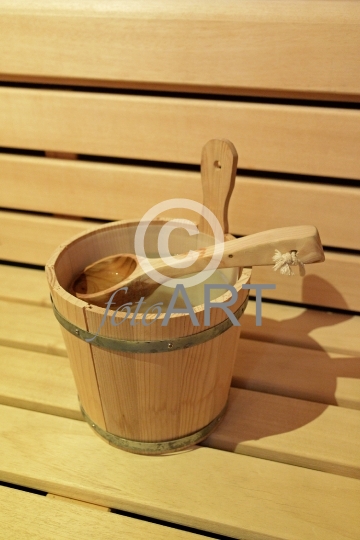 Detail Finnische Sauna