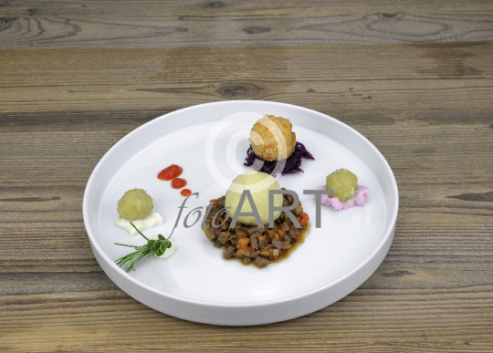 Dreierlei Kartoffelknödel