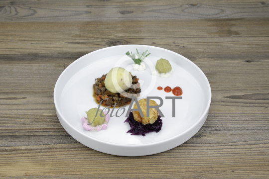 Dreierlei Kartoffelknödel