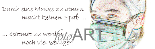 Durch eine Maske zu atmen …