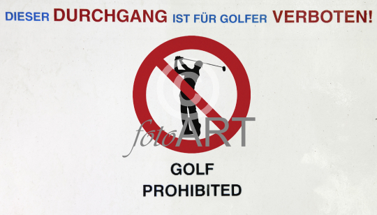 Durchgang verboten