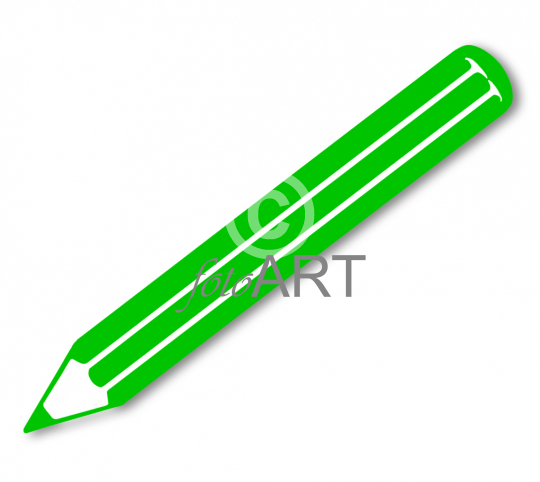 Farbstift grün