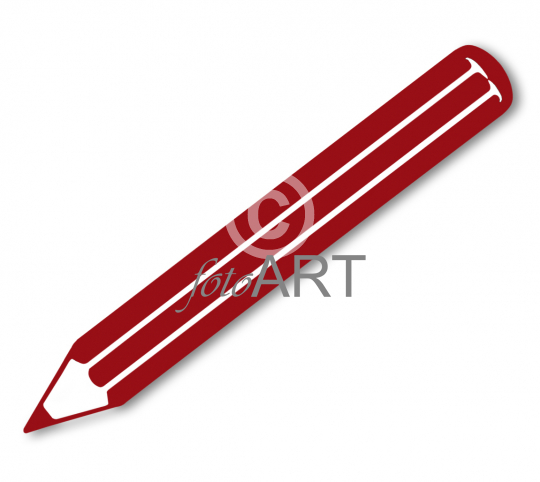Farbstift rot