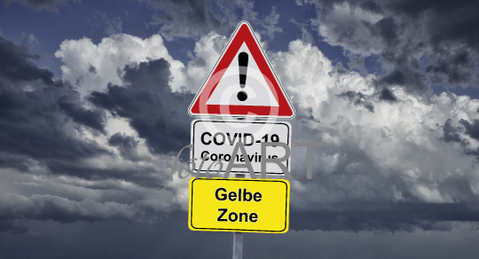 Gelbe Zone - Coronavirus