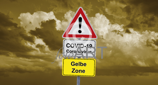 Gelbe Zone - Coronavirus