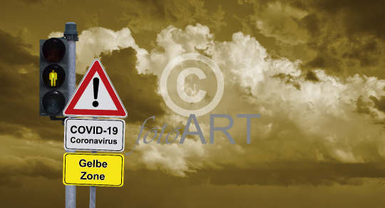 Gelbe Zone - Coronavirus