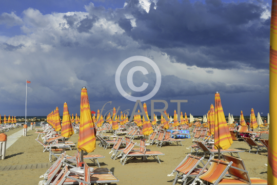 Gewitterstimmung am Strand