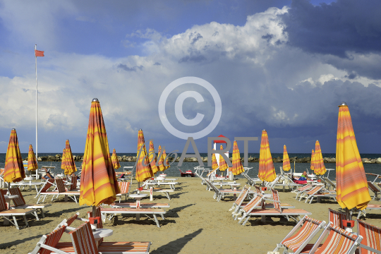 Gewitterstimmung am Strand