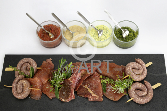 Grillfleisch