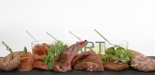 Grillfleisch