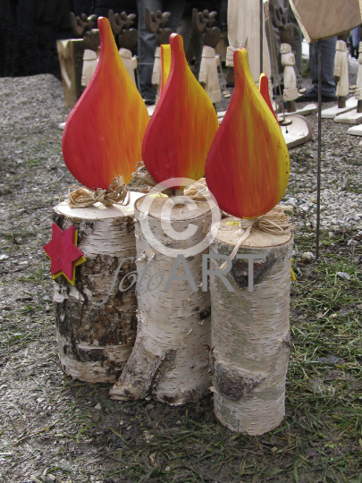 Holzkerzen