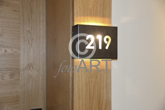 Hotelzimmer, Zimmernummer