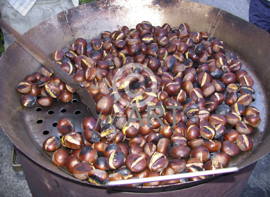 Kastanien braten