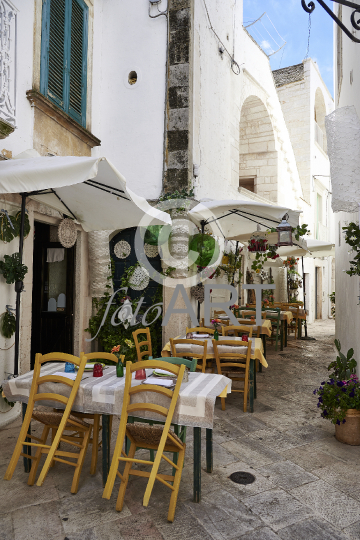 Kleines Restaurant in Apulien