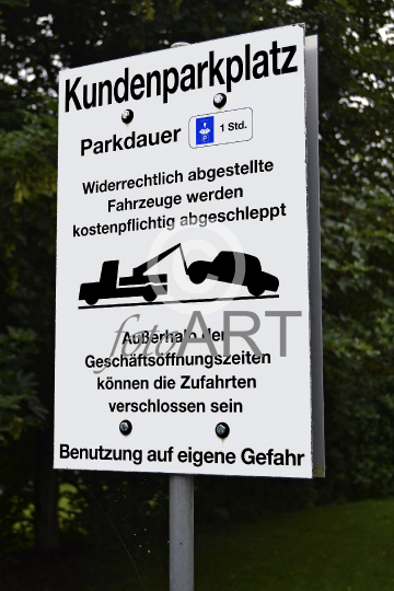 Kundenparkplatz