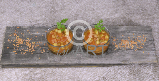 Linsensuppe