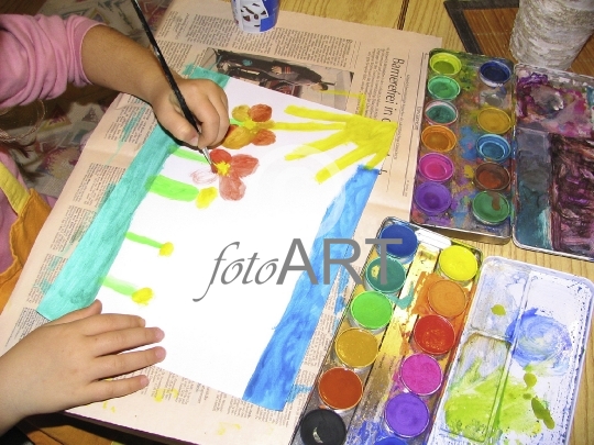 Malen mit Wasserfarben