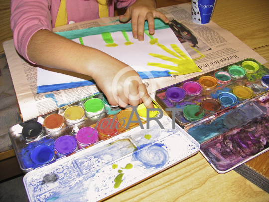 Malen mit Wasserfarben