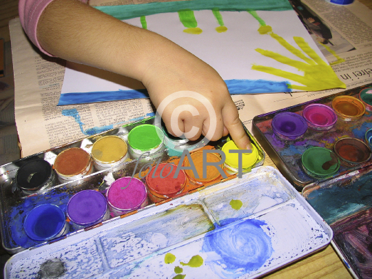 Malen mit Wasserfarben