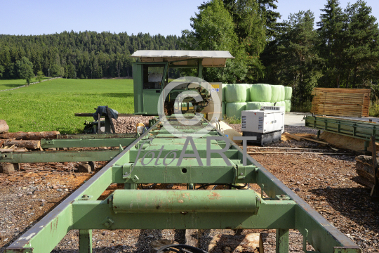 Mobiles Sägewerk