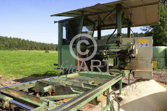 Mobiles Sägewerk