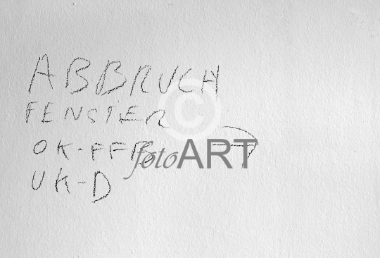 Notiz Abbruch