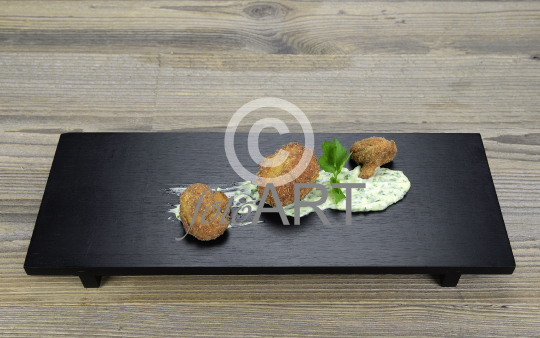 Panierte Champignons