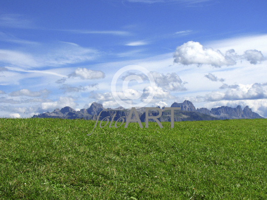 Panorama Schlern, Rosengarten