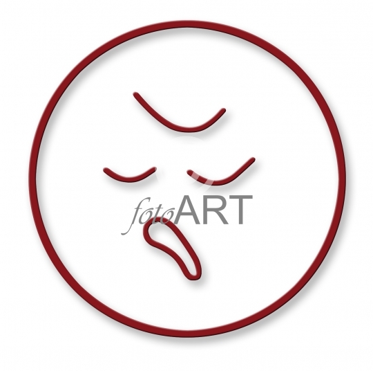 Smiley leicht erbost