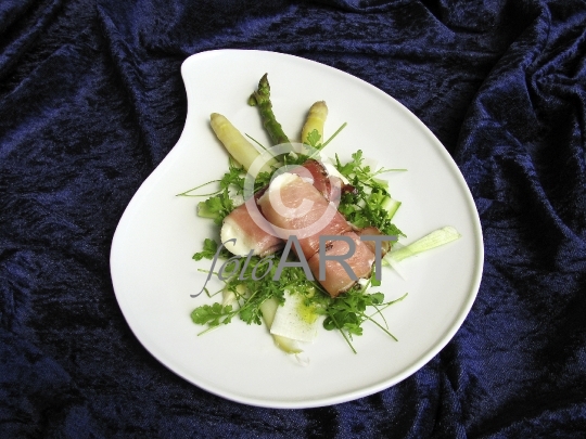 Spargelcarpaccio