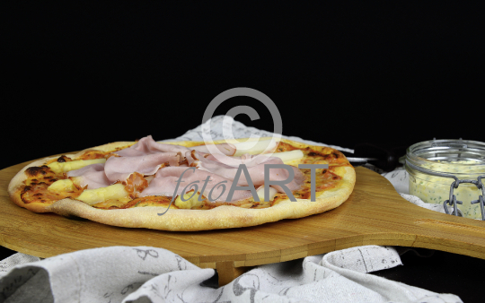 Spargelpizza