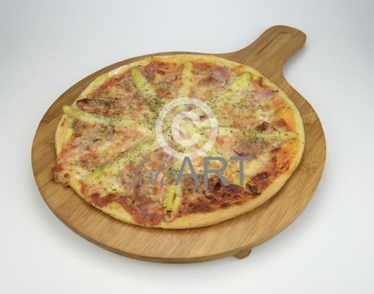 Spargelpizza