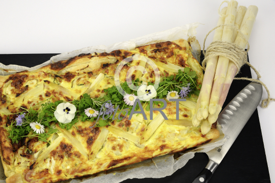 Spargel-Quiche