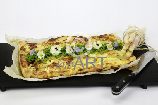 Spargel-Quiche
