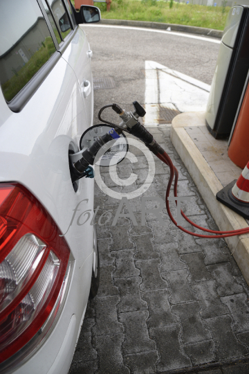 Tanken, Erdgasfahrzeug