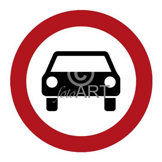 Verbot für Kraftwagen