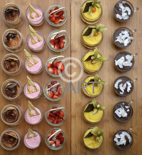 Verschiedene Desserts