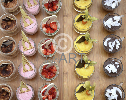 Verschiedene Desserts