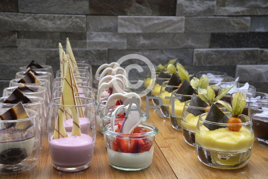 Verschiedene Desserts